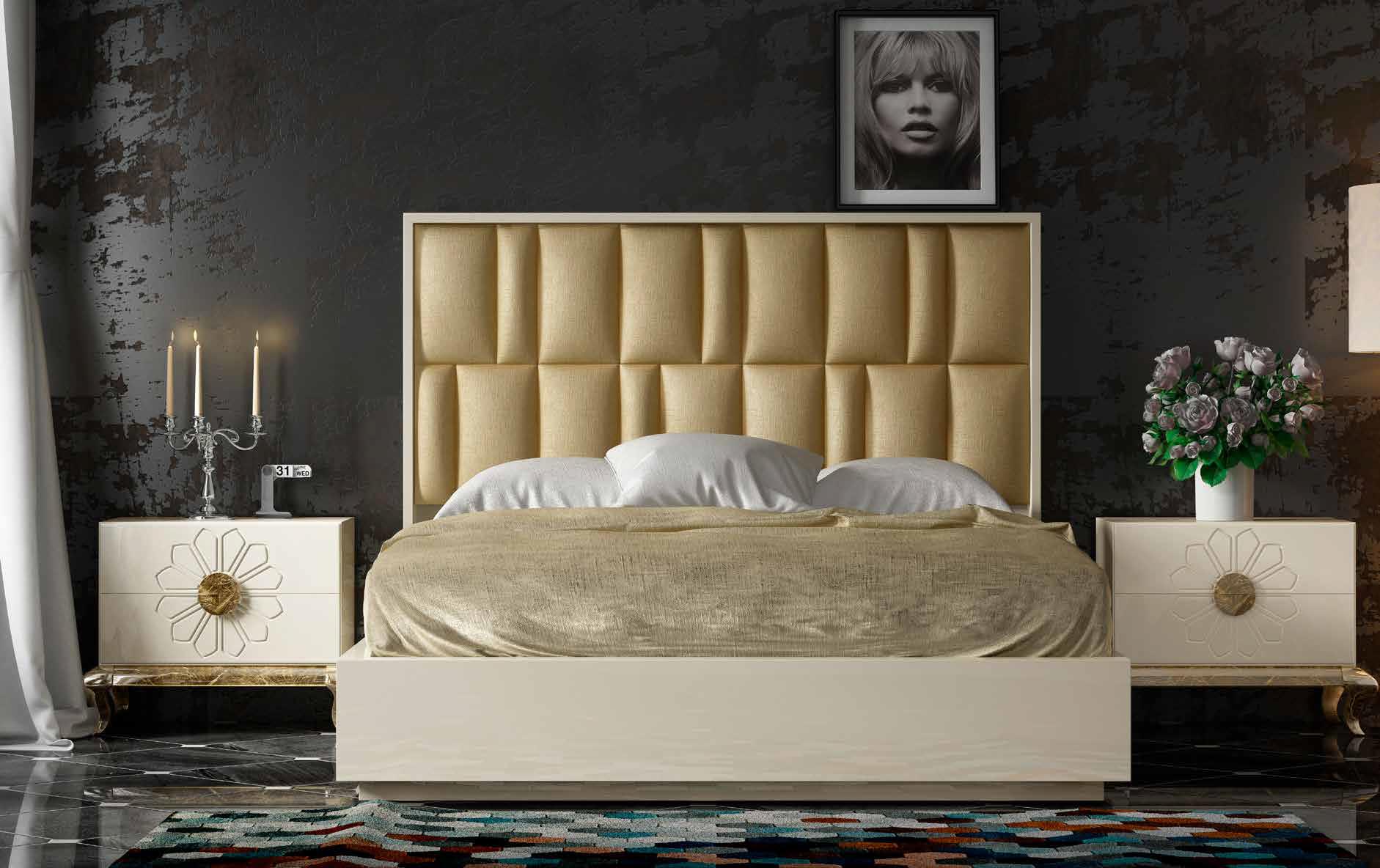 Brands Franco Furniture New BELLA Vanity Chest DOR 53