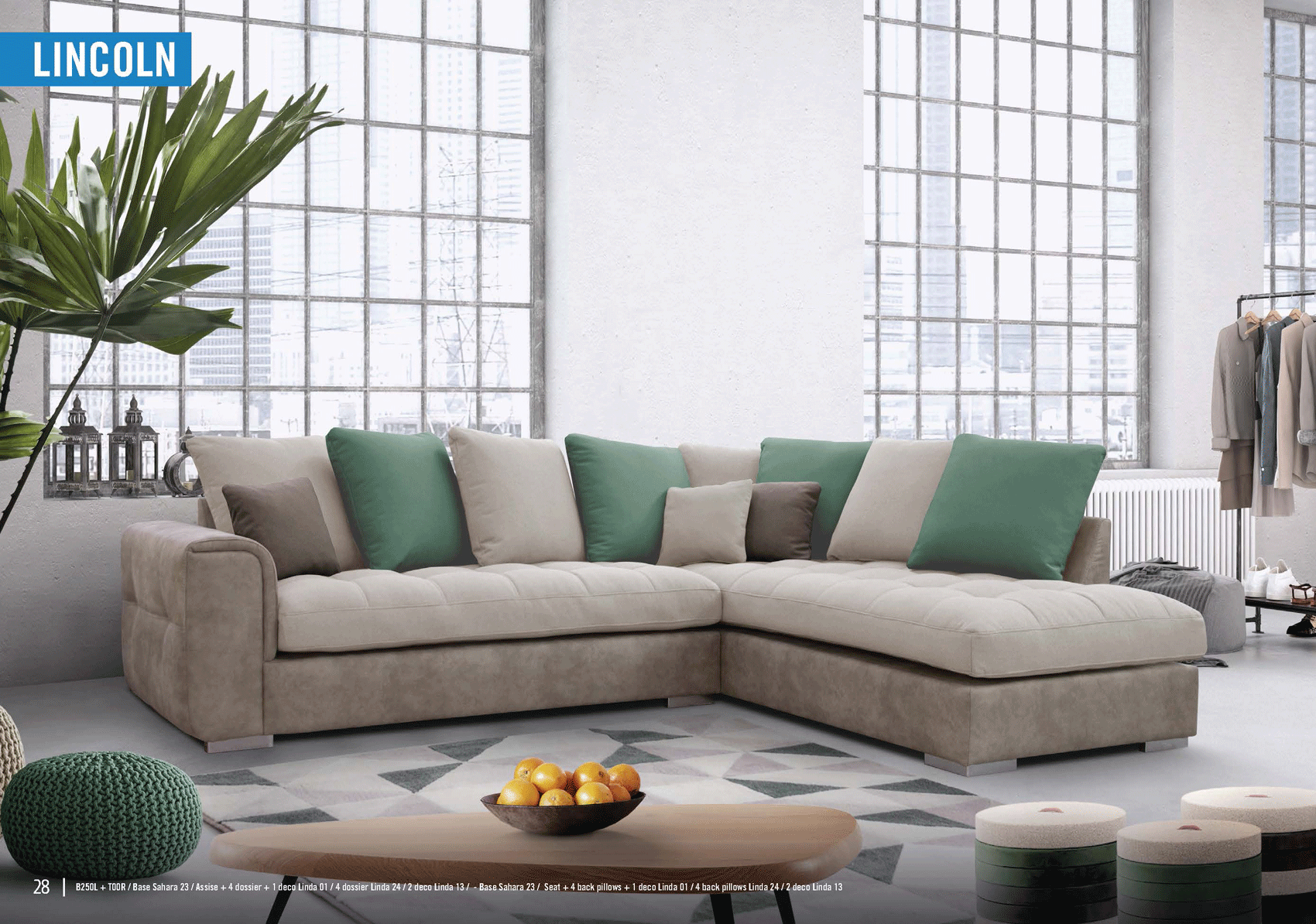 Brands SWH Classic Living Special Order Lincoln Sectional