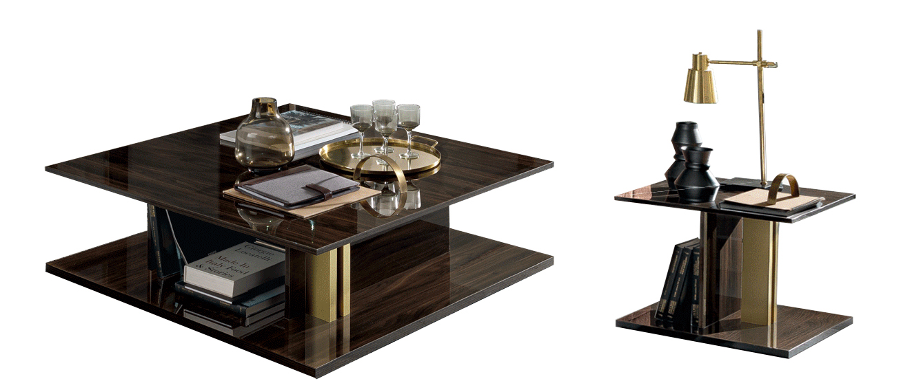 Brands Garcia Sabate REPLAY Volare Dark Walnut Coffee and End Tables