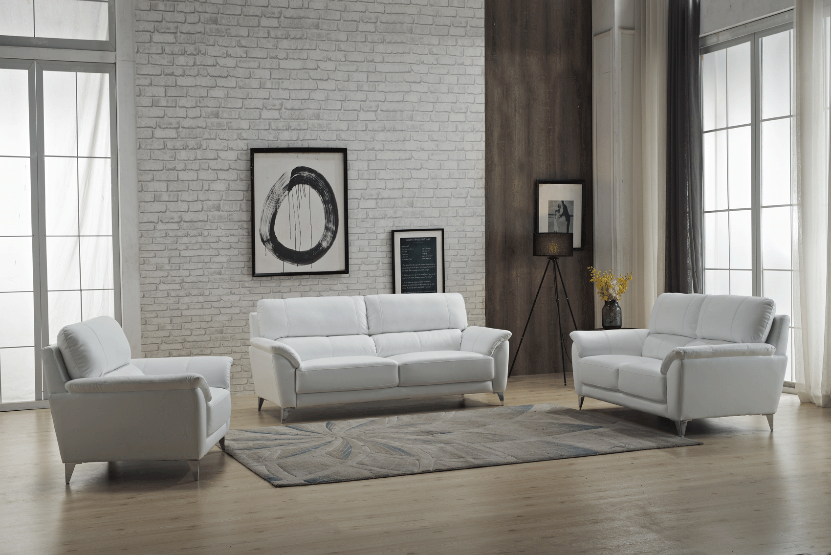 Living Room Furniture Sleepers Sofas Loveseats and Chairs 406 White