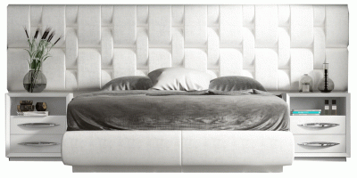 Emporio White Bed