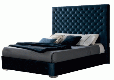 Leonor Blue Bed w/storage