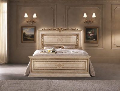 Leonardo KS Bed w/Top Crown