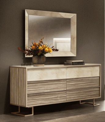 Bedroom Furniture Dressers and Chests Luce Double dresser / mirror