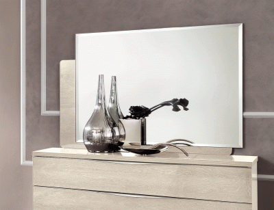 Platinum IVORY mirror for dresser