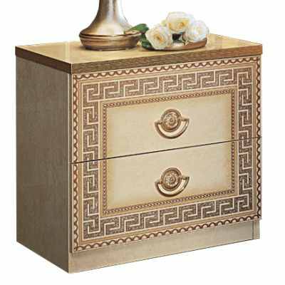 Bedroom Furniture Nightstands Aida Ivory Nightstand