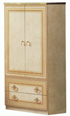 Bedroom Furniture Wardrobes Aida Ivory 2 Door Wardrobe