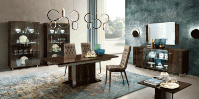 Brands Camel Modum Collection, Italy Volare Dining room Dark Walnut/Nickel Additional items