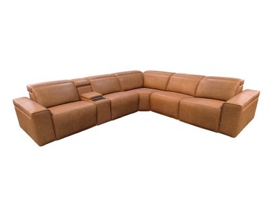 Living Room Furniture Sectionals Elmo Sectional w/power recliner