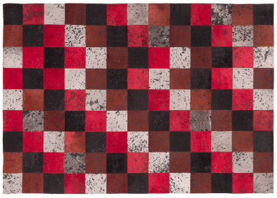 Oscar Mix Leather Rug