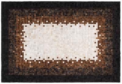 Quadra Center Leather Rug