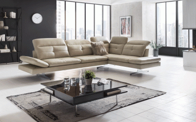 Brands Galla Leather Collection, Europe Dana Sectional