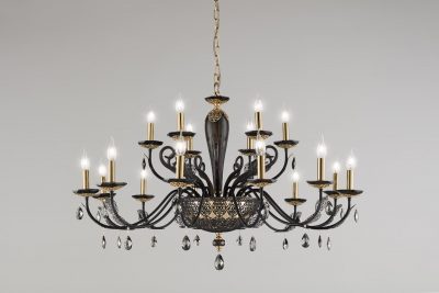 Brands Euroluce Macrame Collection Macramè L12+6 black