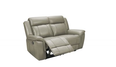 9015 Grey Loveseat w/ manual recliners