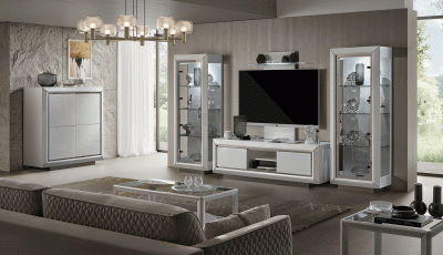 Elite WHITE Entertainment center Additional items