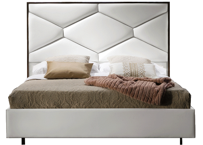 Bedroom Furniture Modern Bedrooms QS and KS Martina Storage Bed White