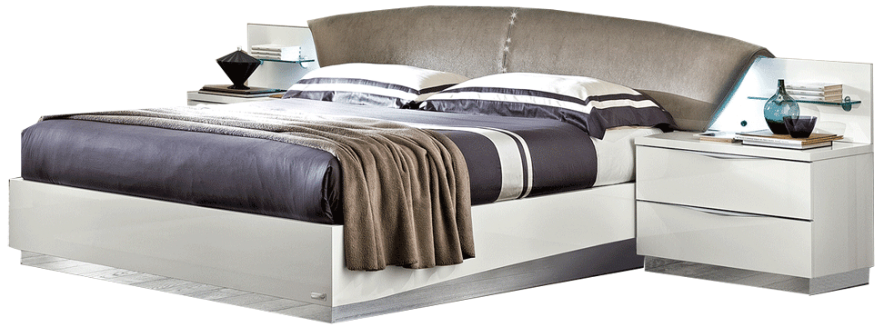 Bedroom Furniture Mirrors Onda DROP Bed KS WHITE