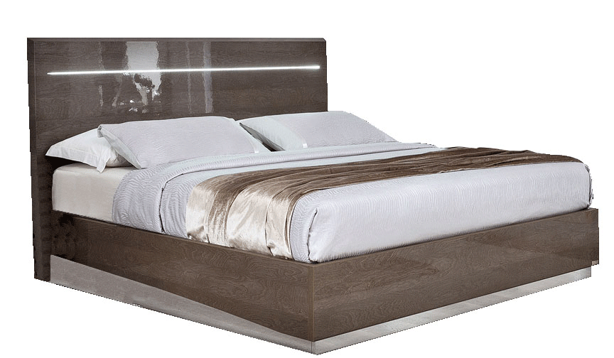 Bedroom Furniture Mirrors Platinum LEGNO Bed SILVER BIRCH