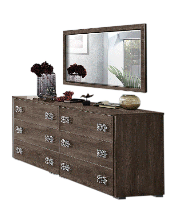 Wallunits Hallway Console tables and Mirrors Dover Brown Dresser/Mirror