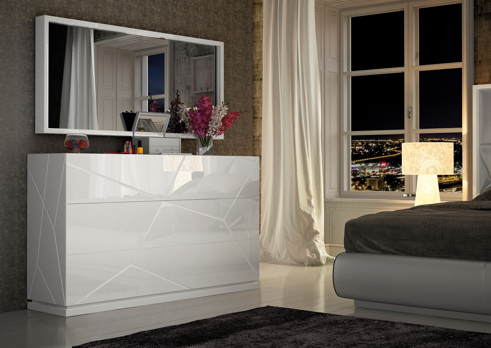 Bedroom Furniture Beds with storage Kiu dressers / mirrors