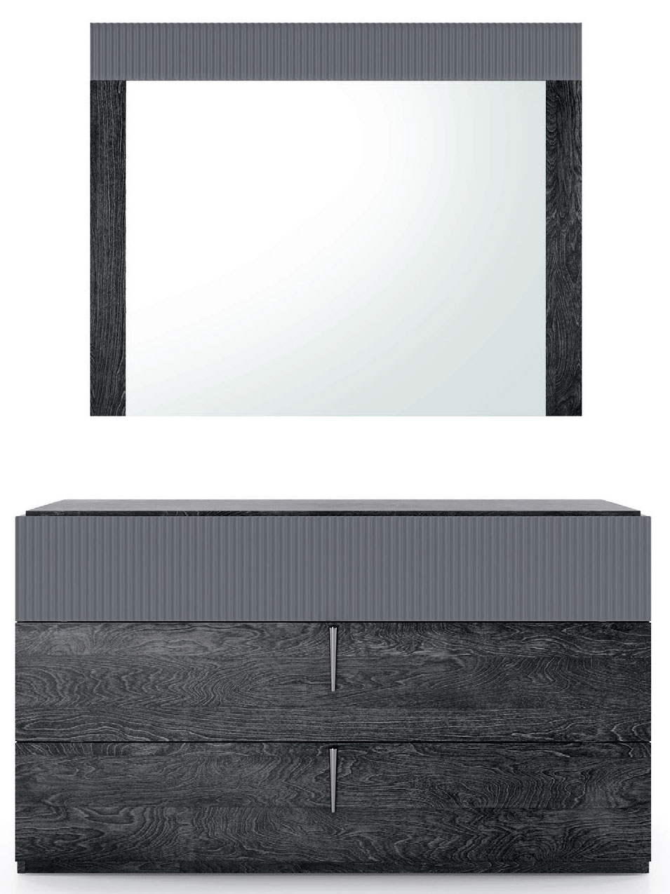 Clearance Bedroom Onyx Single Dresser / Mirror