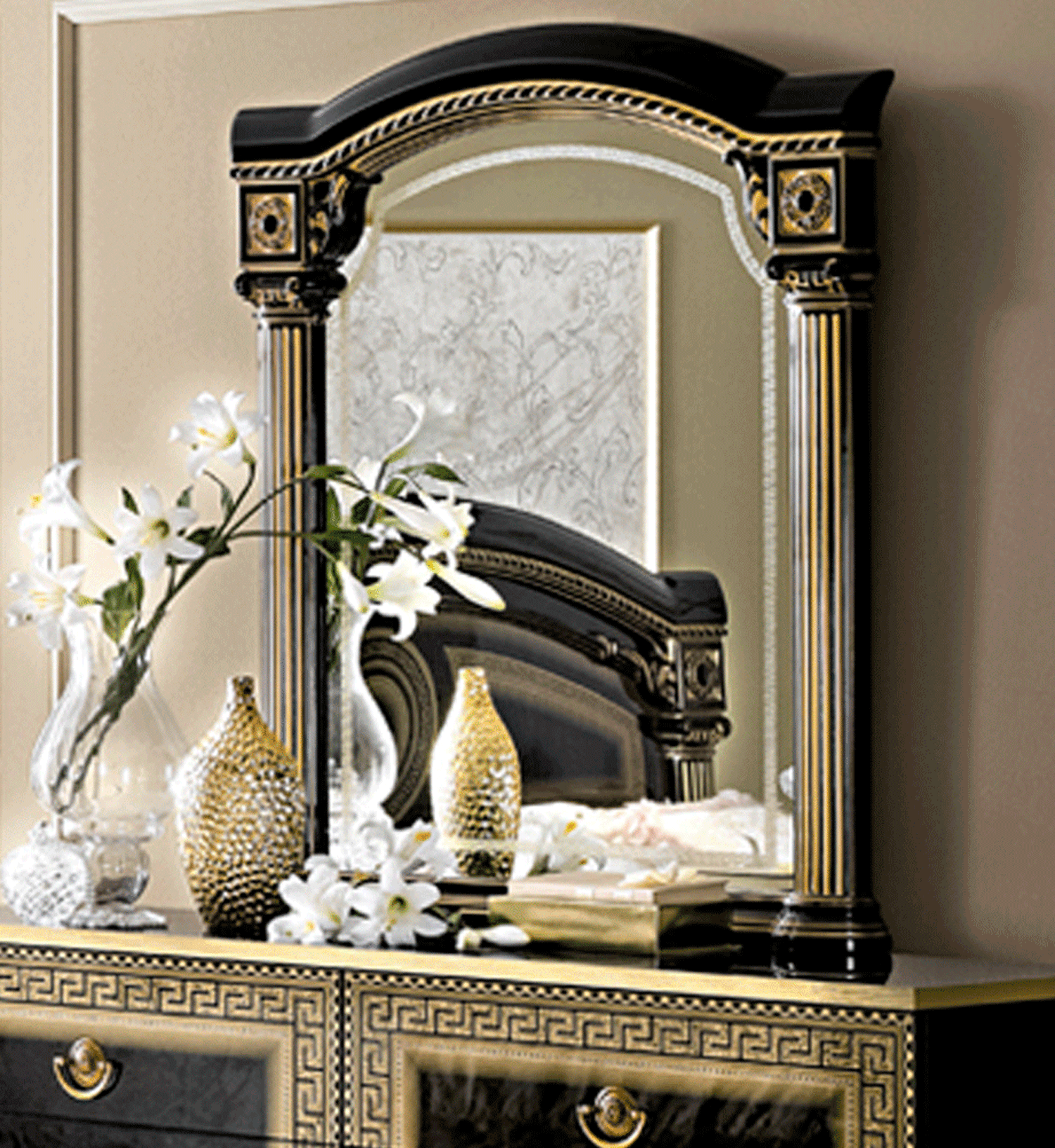 Brands Camel Gold Collection, Italy Aida Black/Gold mirror