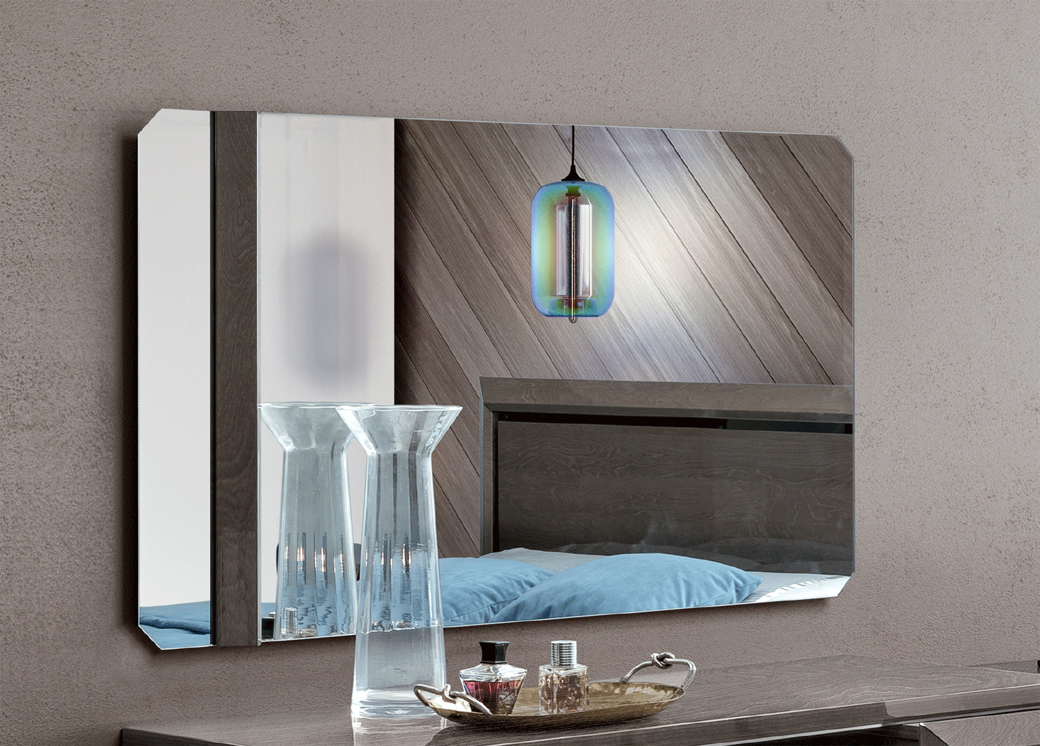 Bedroom Furniture Nightstands Elite Night mirror
