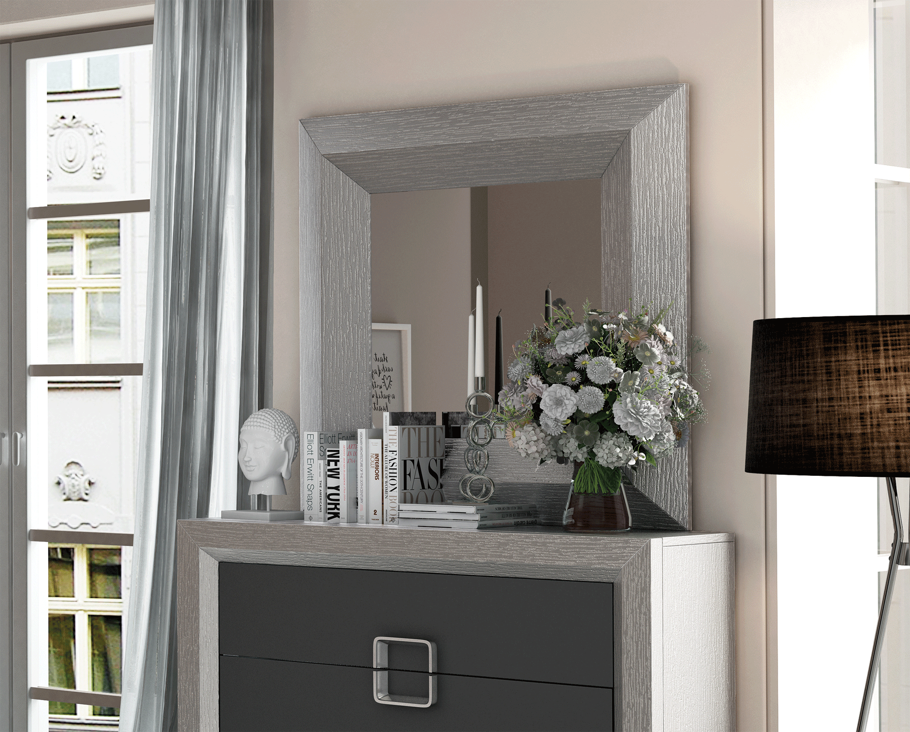 Wallunits Hallway Console tables and Mirrors Enzo mirror for Single dresser