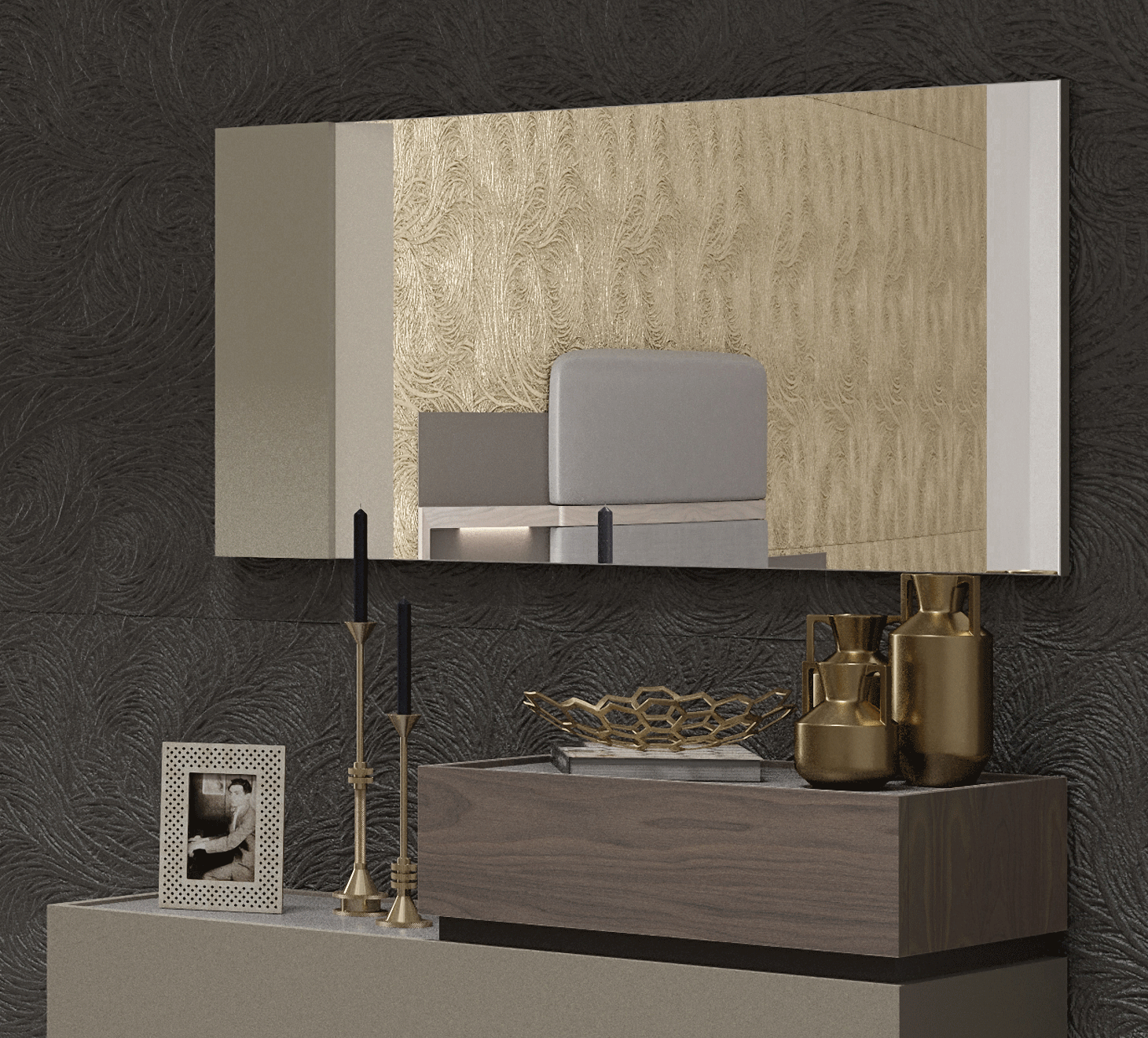 Brands Garcia Sabate, Modern Bedroom Spain Leo mirror