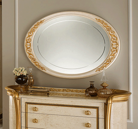 Brands Arredoclassic Dining Room, Italy Melodia mirror for dresser