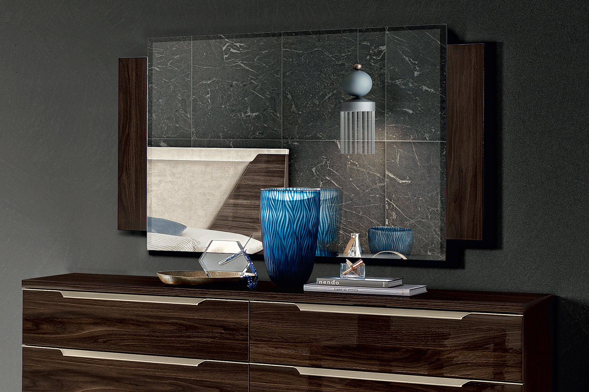 Brands Camel Modum Collection, Italy Smart WALNUT mirror