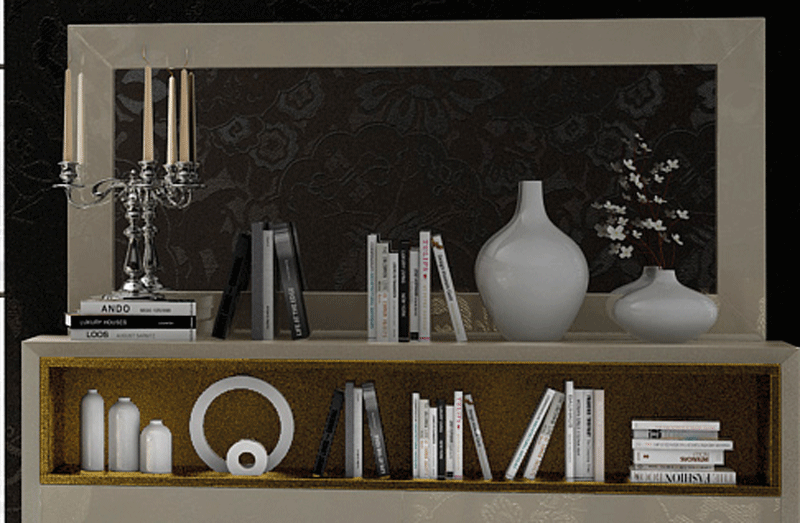 Brands Franco Furniture Bedrooms vol3, Spain Velvet mirror for Double dresser