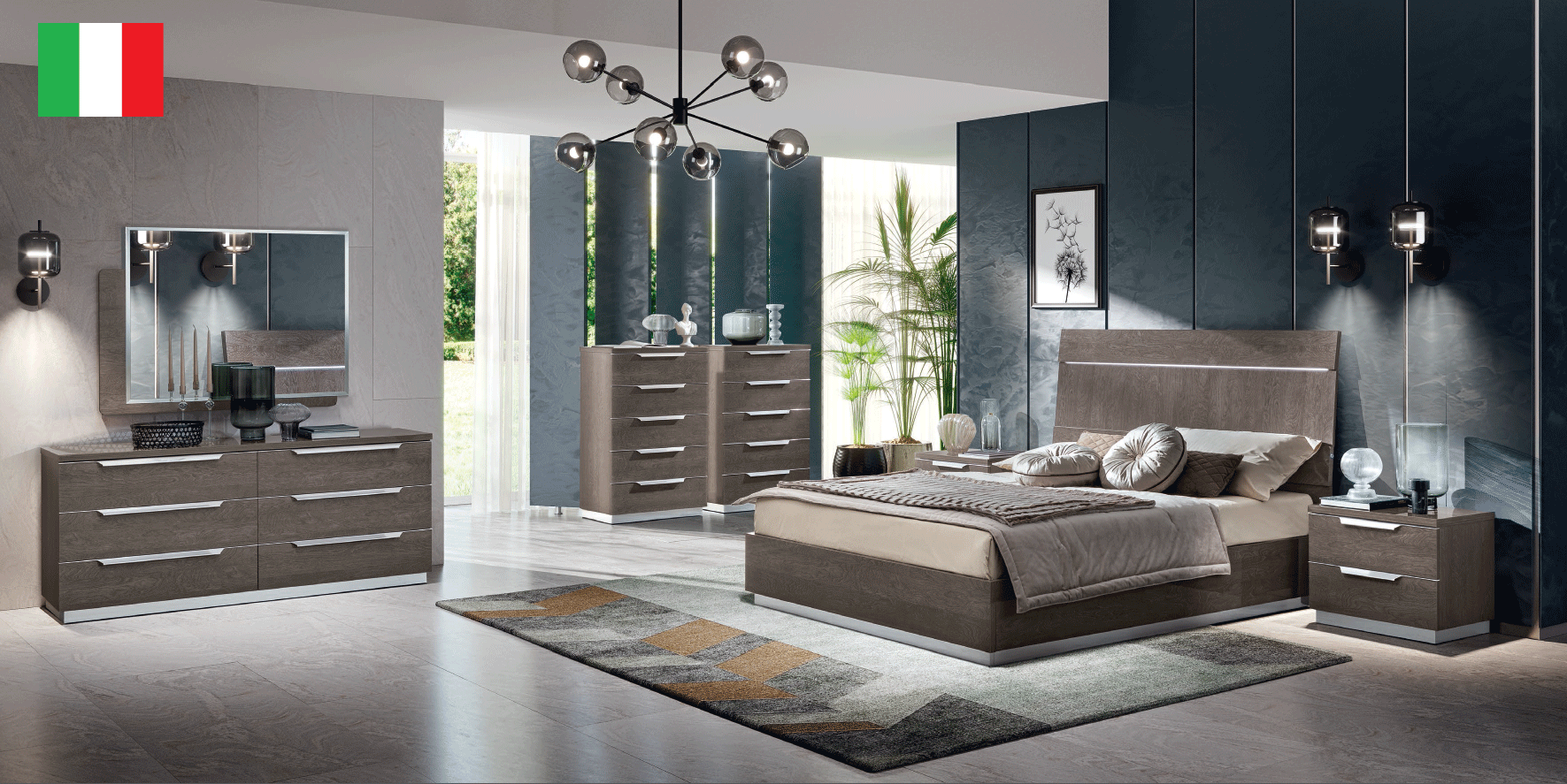 Clearance Bedroom Kroma SILVER Bedroom by Camelgroup – Italy