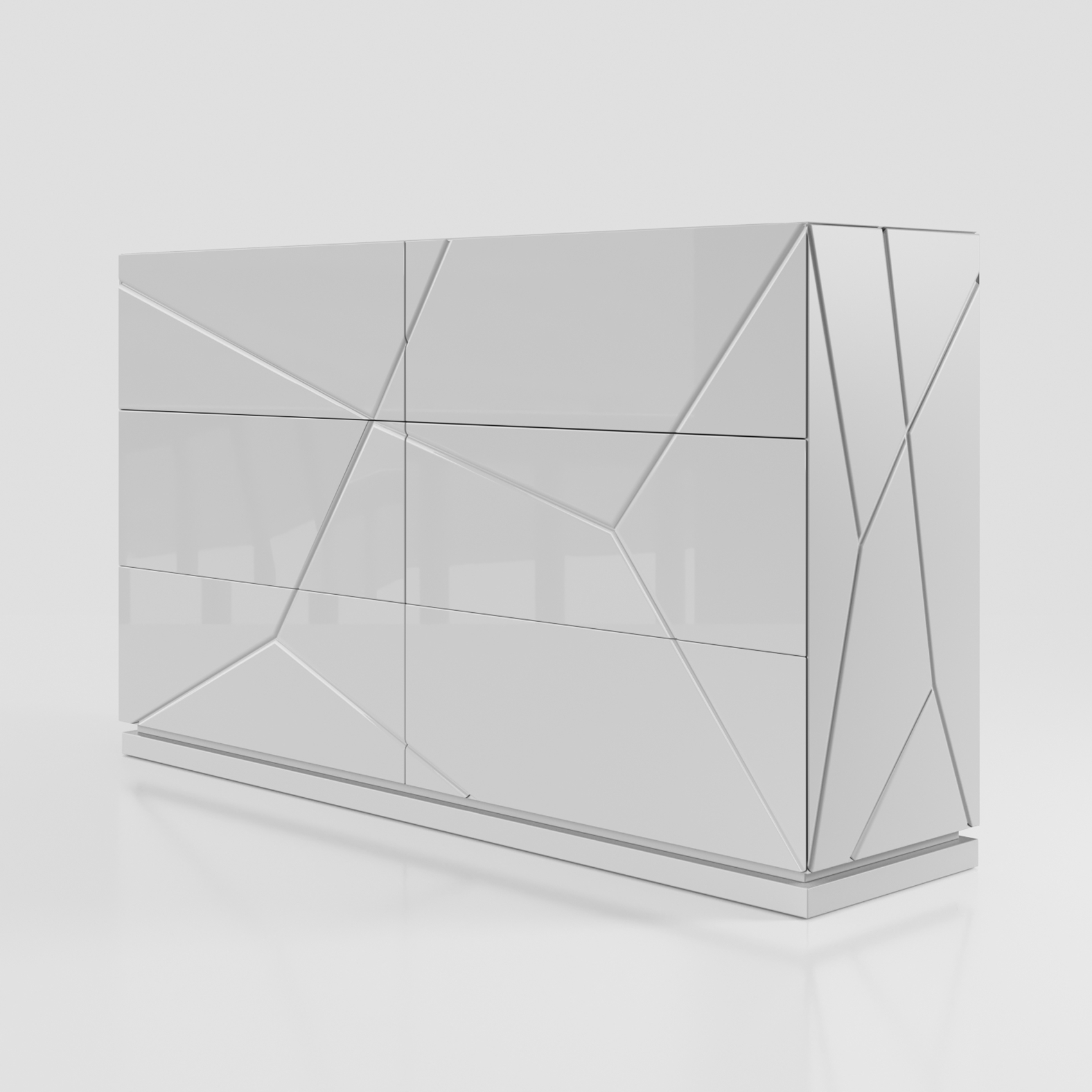 Majesty Bedroom w/light and Kiu cases, Modern Bedrooms QS and KS