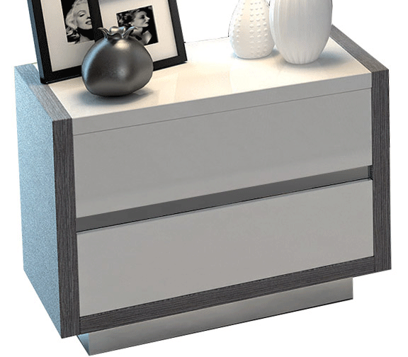 Bedroom Furniture Modern Bedrooms QS and KS Mangano Nightstand