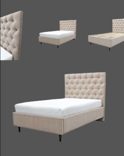 Bedroom Furniture Twin Size Kids Bedrooms Esther 48" Bed