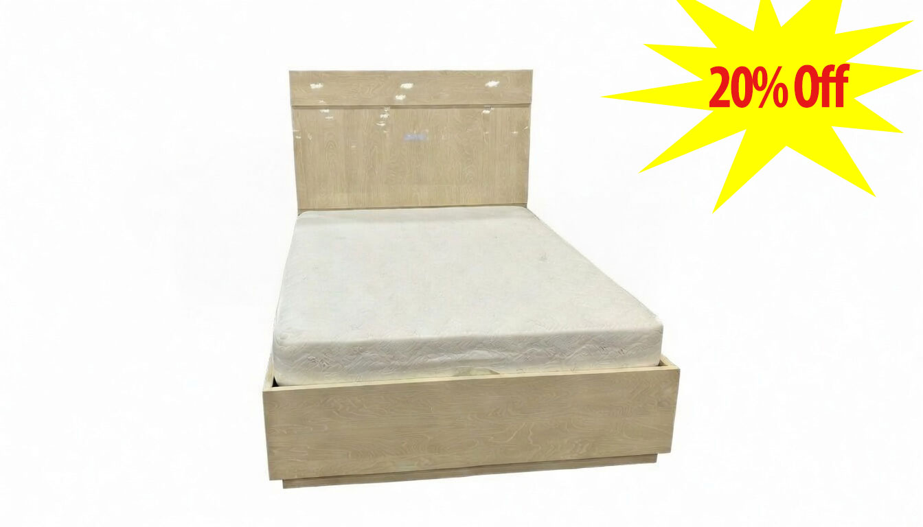 Clearance Bedroom Kroma Sand Birch 48" Bed