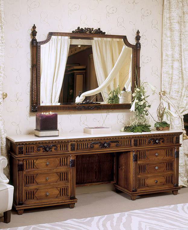 Bedroom Furniture Dressers and Chests Alexandra Carmen Dressing table Set- SOLD AS A SET-