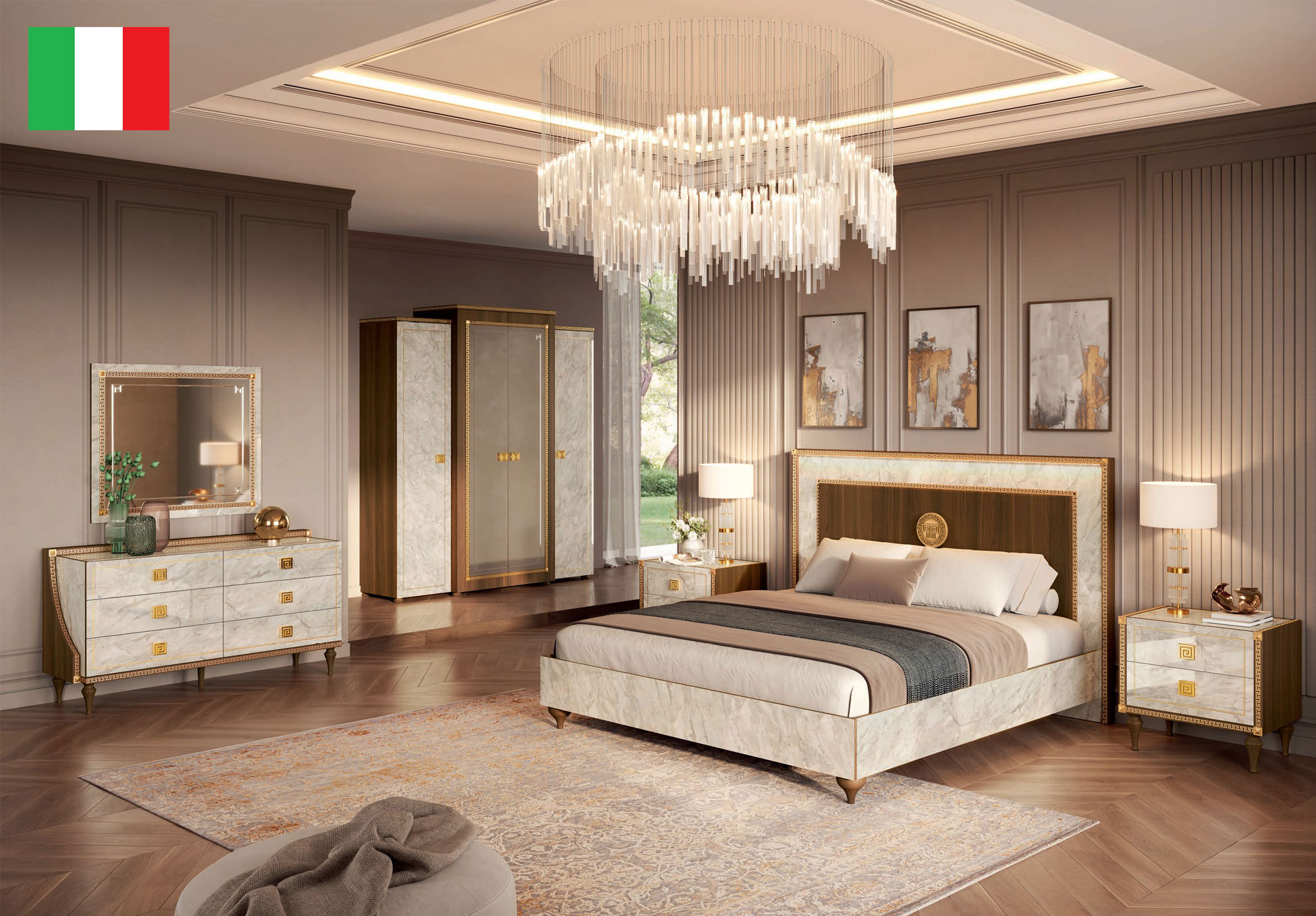Bedroom Furniture Modern Bedrooms QS and KS Romantica Bedroom