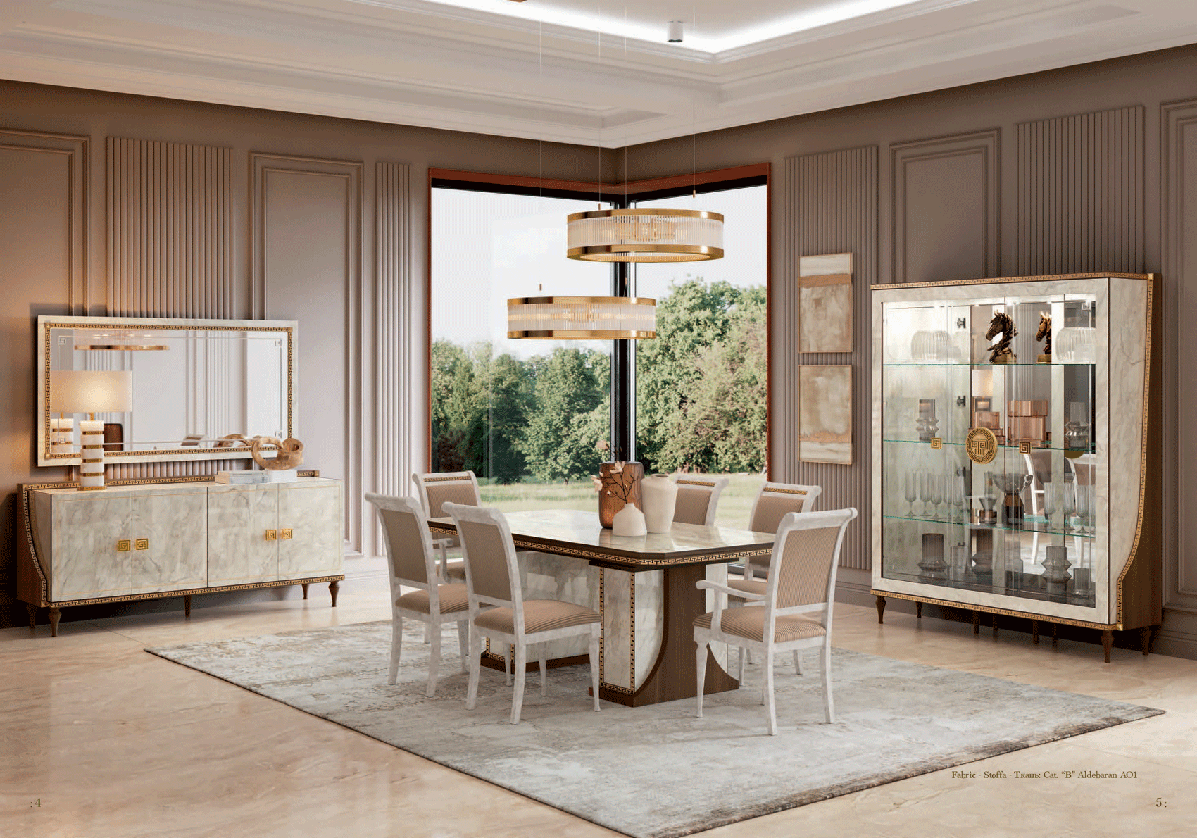 Brands Arredoclassic Living Room, Italy Romantica Dining Room