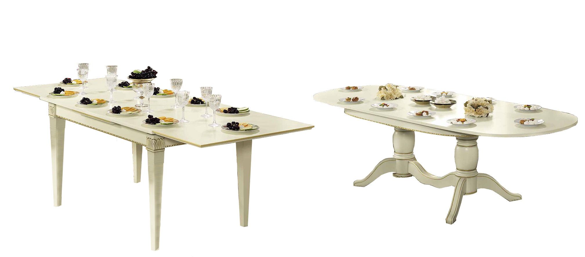 Brands Motif, Spain Treviso White Ash Tables