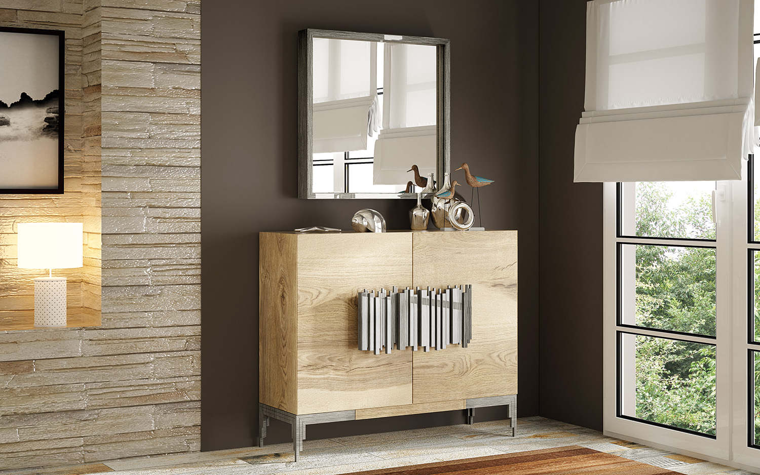 Brands Franco Kora Dining and Wall Units, Spain ZII.02 SHOE CABINET