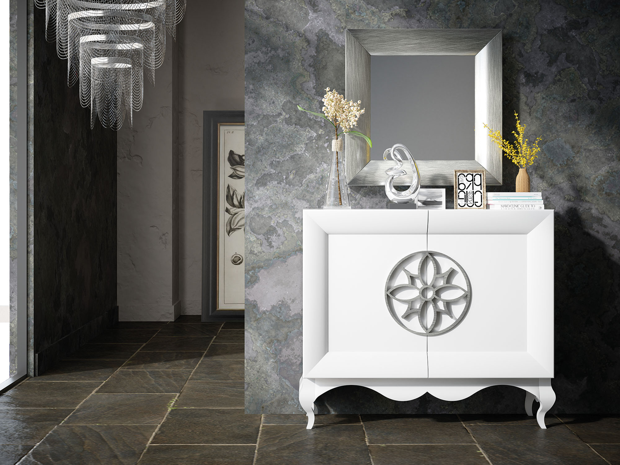 Wallunits Hallway Console tables and Mirrors ZII.05 SHOE CABINET