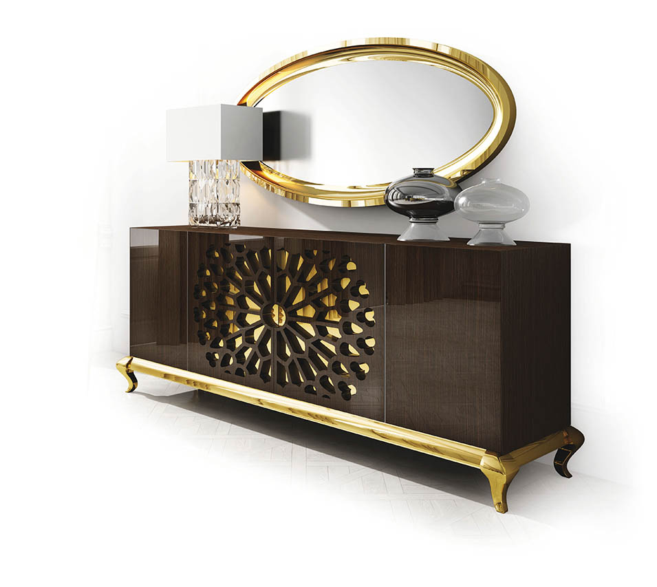 Brands Franco AZKARY MINIBARS, SPAIN AII.20 Sideboard + Mirror