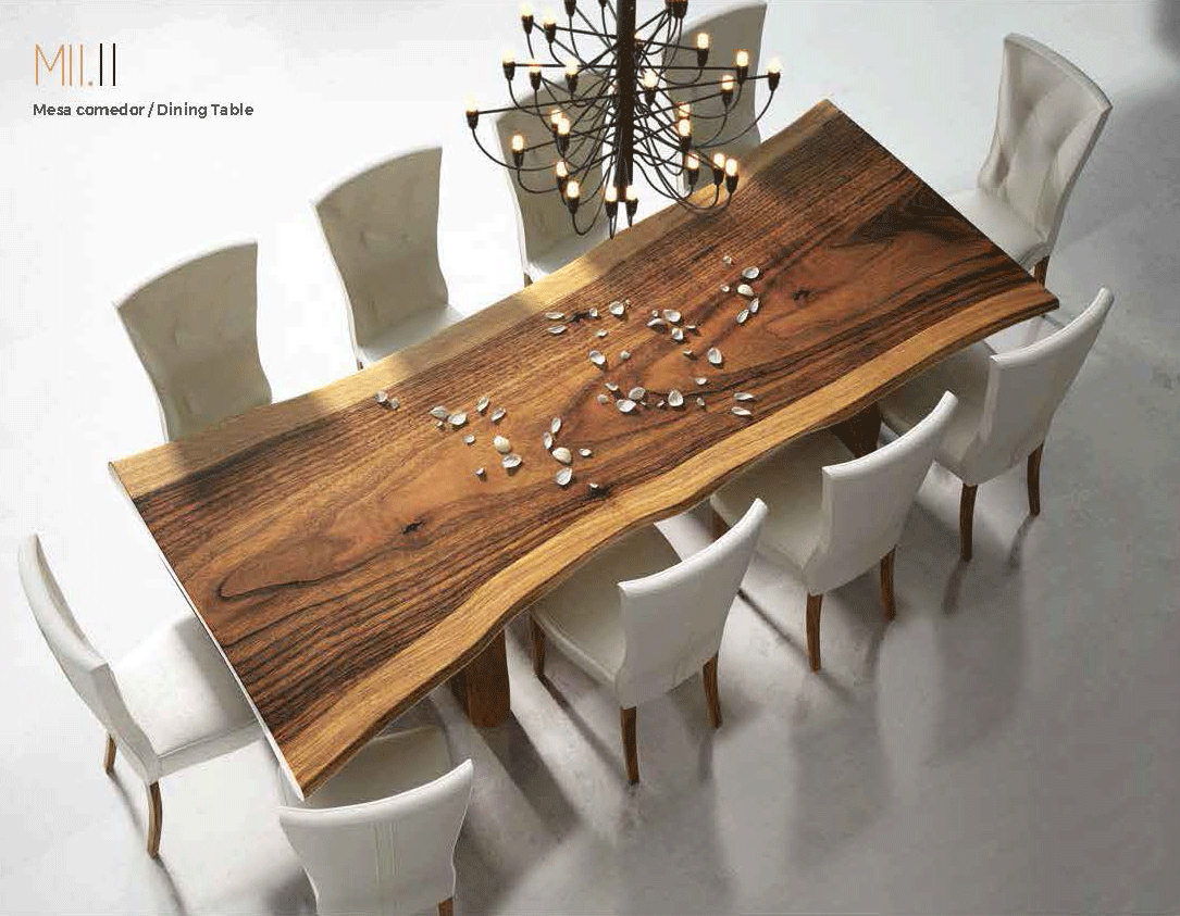 Brands Franco Kora Dining and Wall Units, Spain Dining Table MII.11