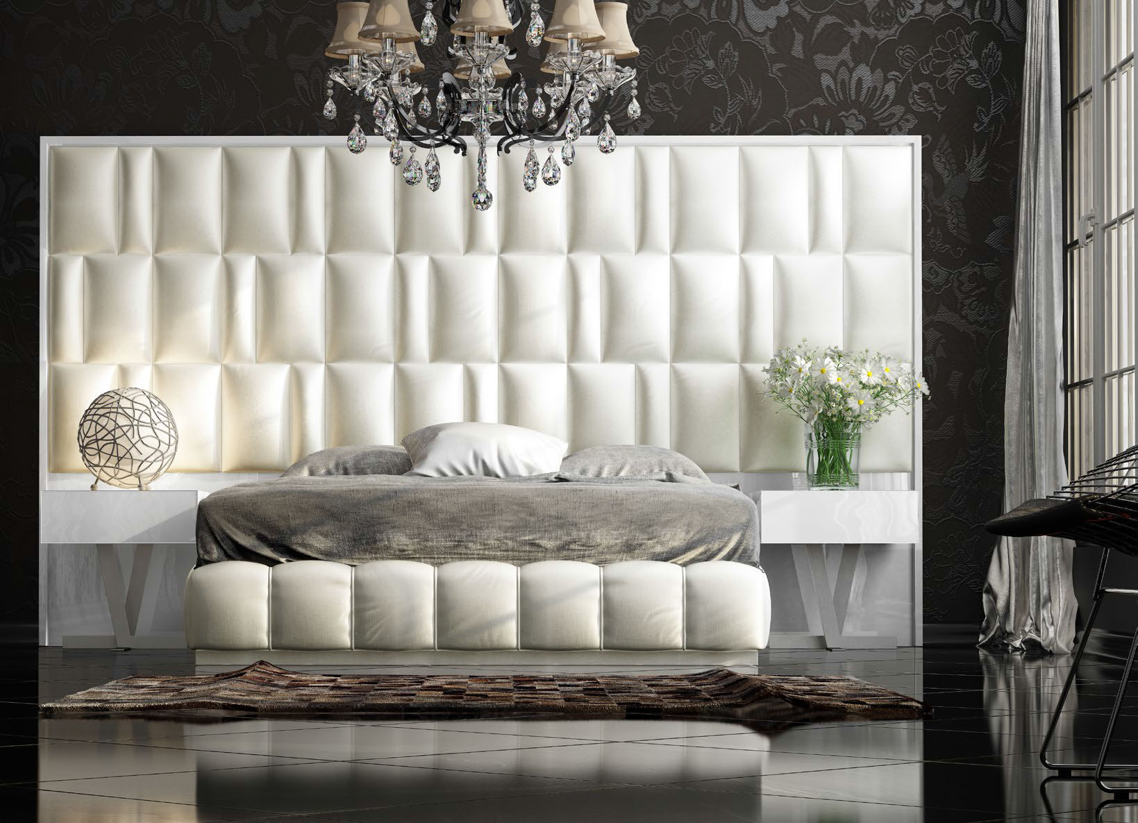 Bedroom Furniture Mirrors DOR 164 Bed