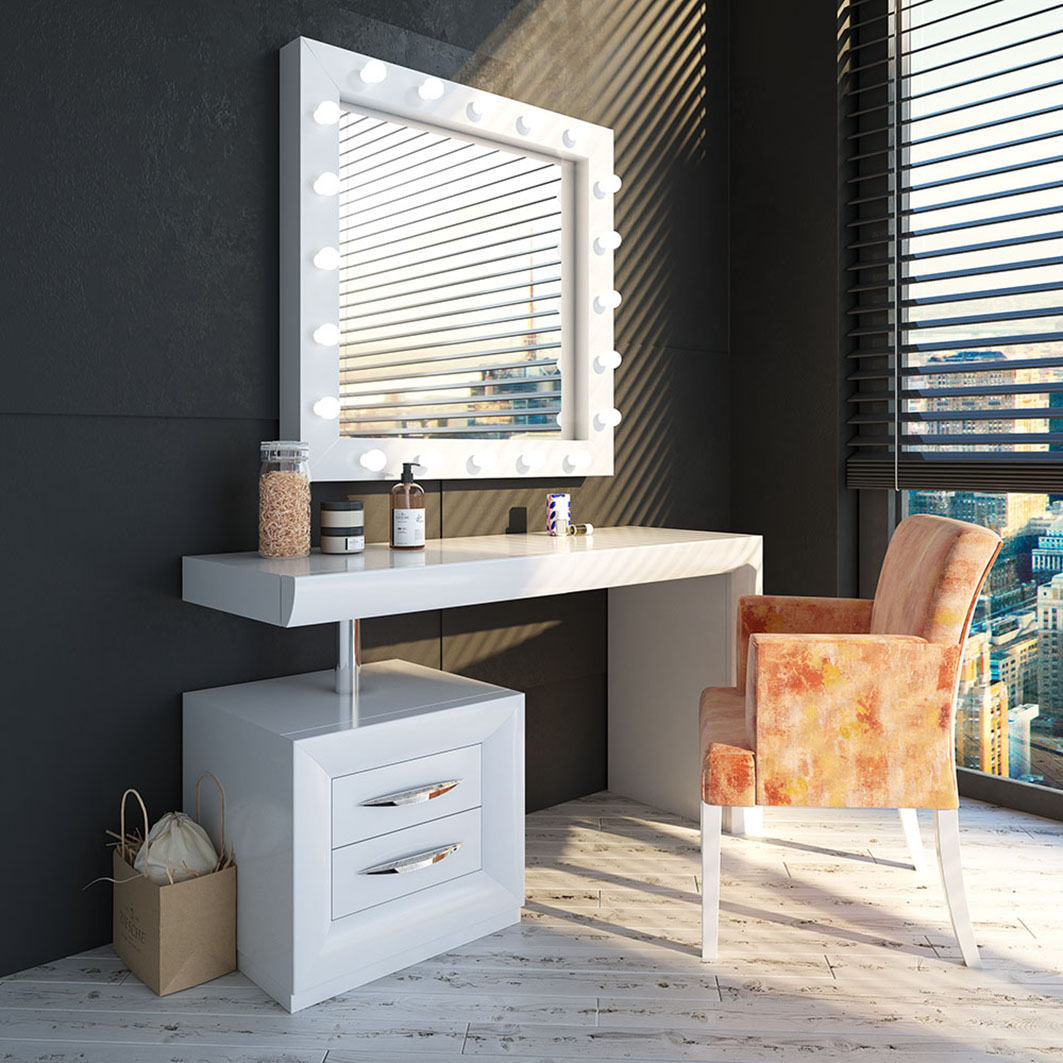 Bedroom Furniture Beds with storage NB07 Vanity Dresser