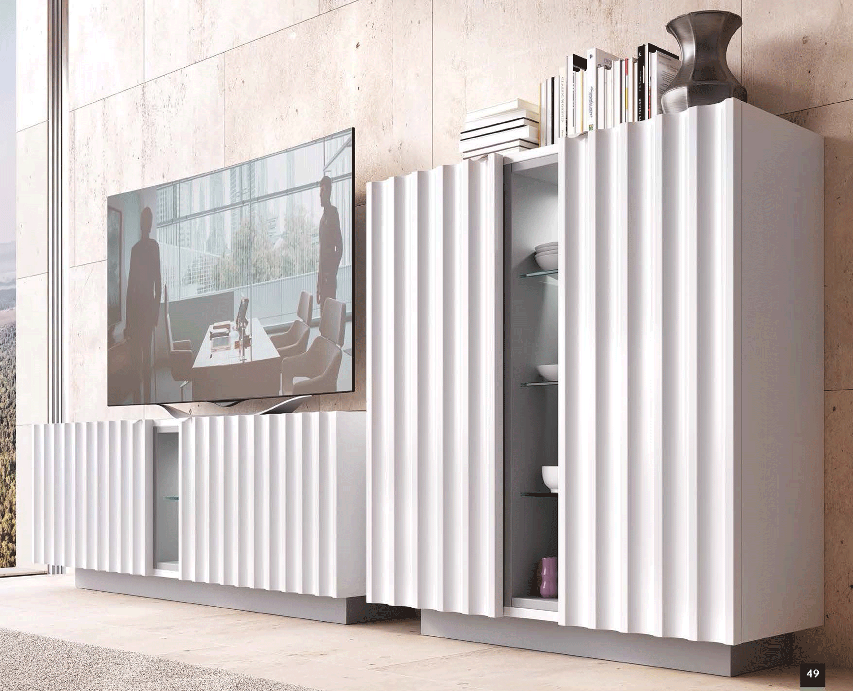 Wallunits Entertainment Centers Orion O16 Wall Unit