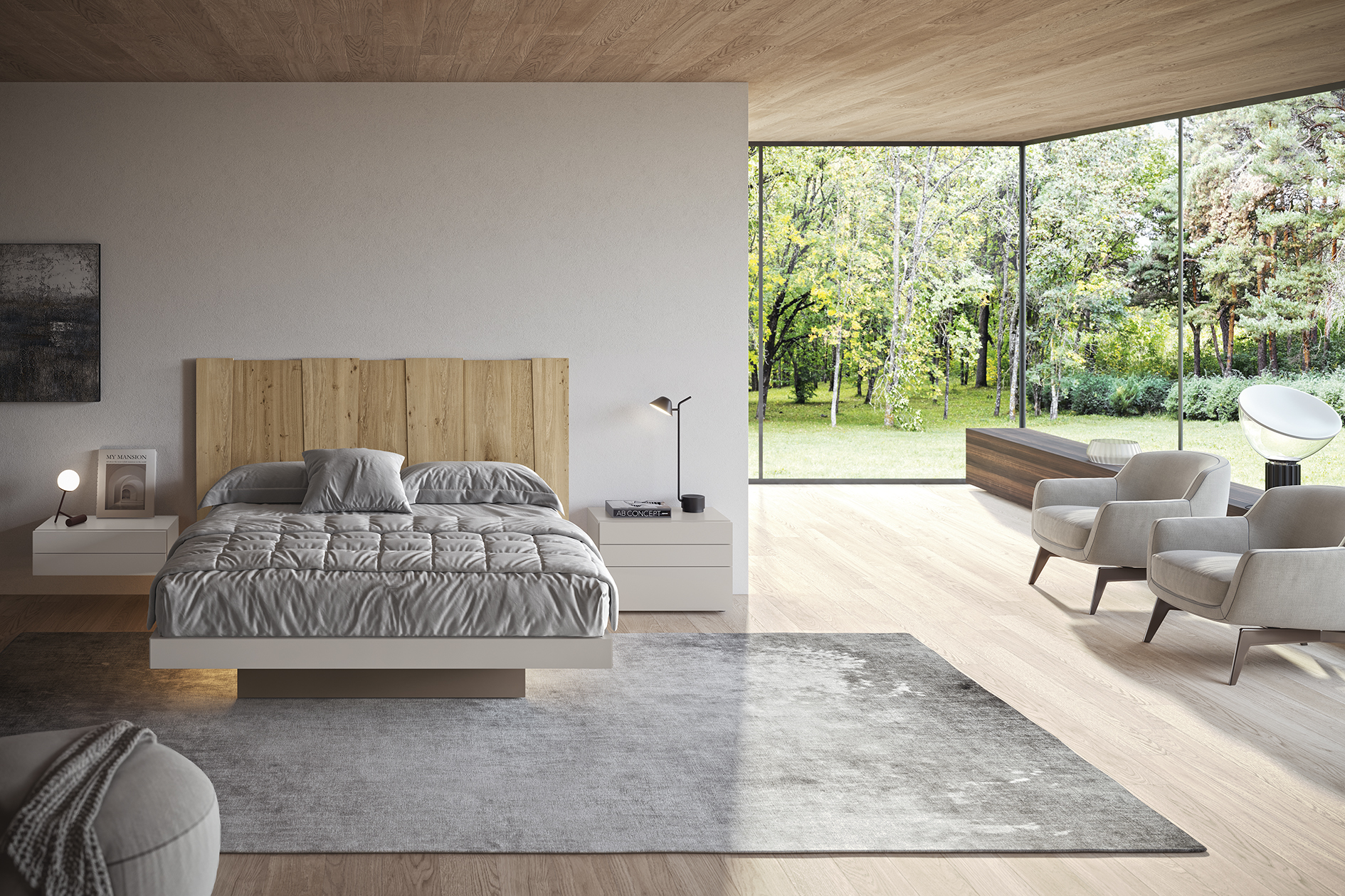 Bedroom Furniture Modern Bedrooms QS and KS Chic 013