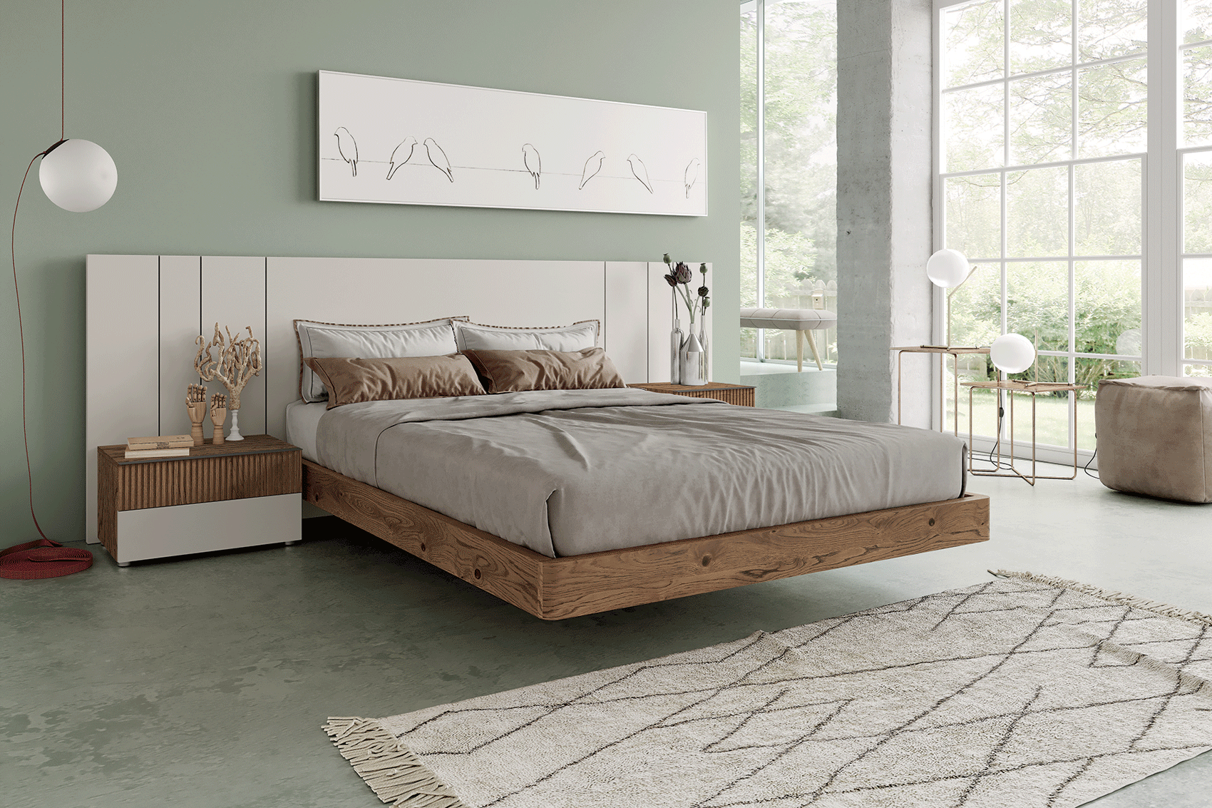 Bedroom Furniture Modern Bedrooms QS and KS YM 103